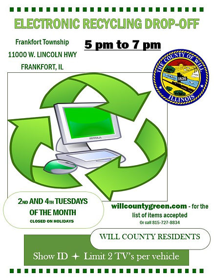 Will County Green Recycling flyer
